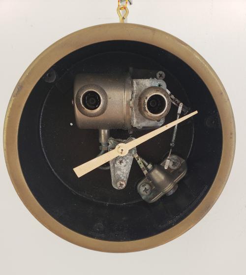 Archie Nahman - Time Out - Mixed Metals Sculpture - Culture: South African