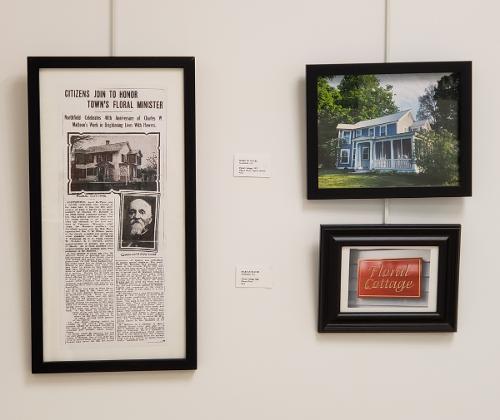 Floral Cottage Then: Vintage Photo - Now: Photo by Mary Jo Hauri
