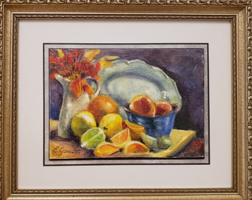 Still Life With Green Platter, L. Gaudet
