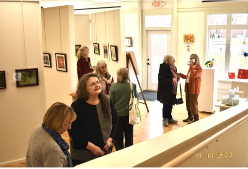 Many enjoyed the exhibit.