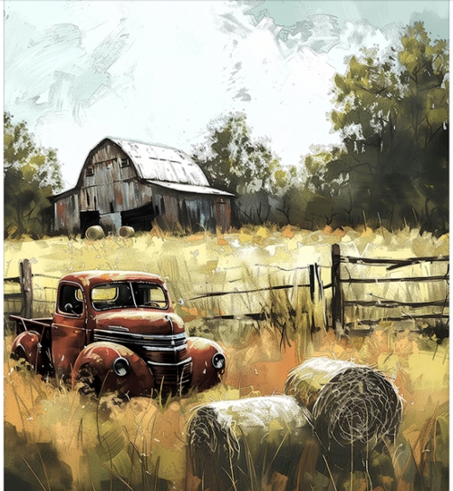 Haying the Field by C. Dunn